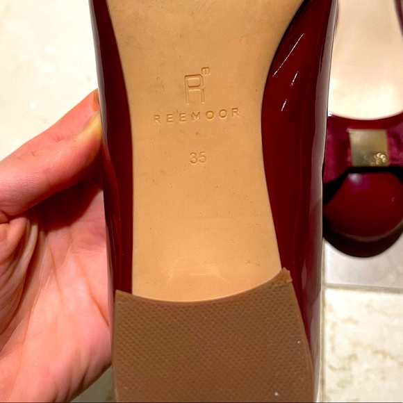 Ree mour lady shoes, red patent leather, 90% new - Picture 4 of 5
